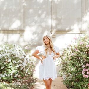 Tularosa White Mini Dress